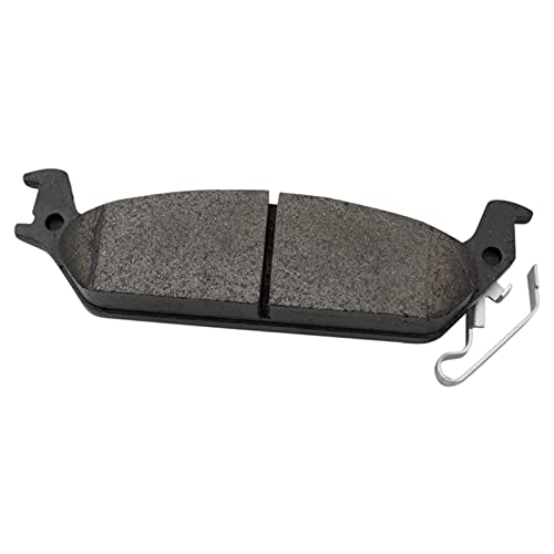 Image of TRQ Rear Brake Pad and Rotor Set Ceramic Parking Shoe Compatible with 2003-2004 Dodge Dakota