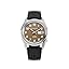 Khaki Brown - Black Tropic Rubber Strap