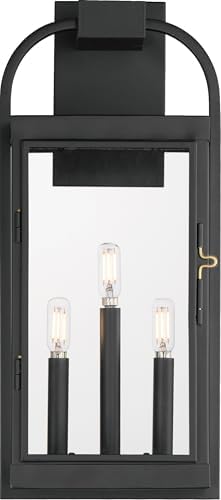 Maxim Lighting 30804CLBK Bonham Large Outdoor Wall Sconce, Black
