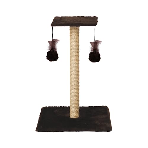 Arranhador Para Gatos Poste Brinquedo Duplo Exclusivo Grande