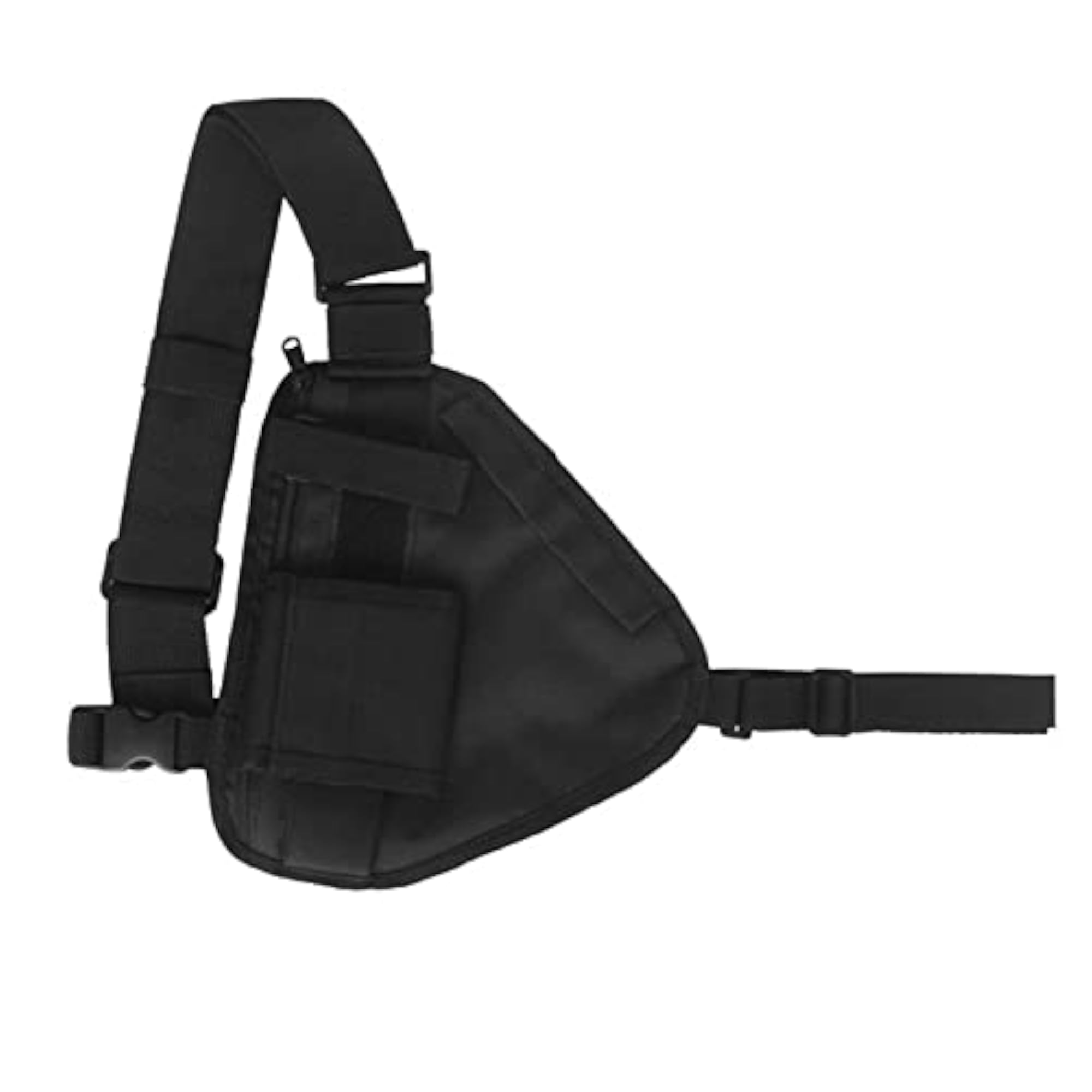 Radio Pouch Adjustable Shoulder Strap Chest Rig Pack, Unisex