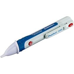 Persianas Cat PeakTech 1030 - Probador de Voltaje de Ca Sin Contacto con Lámpara Led, Rango de Operación de 50-1000 V AC, Dispositivo de Prueba, Multímetro Portátil con Pluma, Señal Acústica - 157 x 26 mm