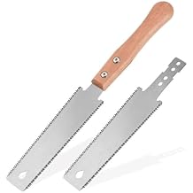 Hand Saw - 6 in Japanese Pull Saw with Flexible Exchangable SK5 Blade for Woodworking, Garden Trim, DIY