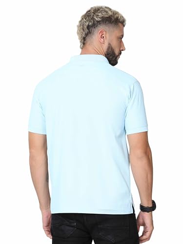 Image of STELLERS Men's Premium Polo T-Shirt Wrinkle Free Quick Dry Soft and Feather Touch Feel Regular Fit
