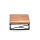 Indus Lifespace Erhöhung, quadratischer Ständer aus Holz für Küche/Badezimmer/Theke/Pflanzenständer, 2 Stück (10,16 cm x 10,16 cm x 4,44 cm)