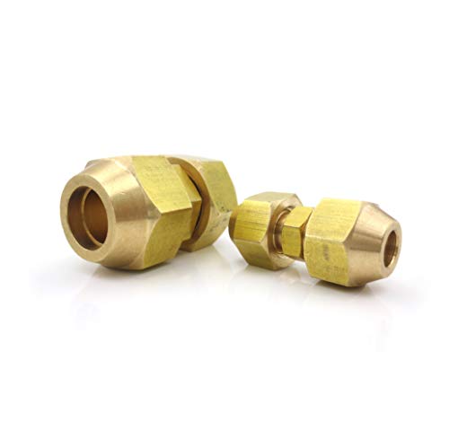 Image of Air Conditioning Copper Pipe Extension for Joint Double Connector Intermediate Connection Head Free Welding Butt Tube Diameter 6-19mm Flare Nut (3 /4 inch (19.05mm) Tube)