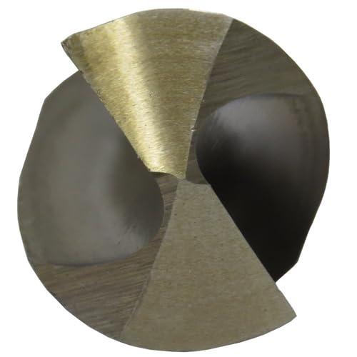 HSS-America D/astco Serie Cobalt Schraube Maschine Stub Bohrer Set (26–60-teiliges Set, 1/40,6 cm – 1/5,1 cm # 1–60, A-Z), 135 Grad Kreuzanschliff, Gold-oxid Finish, rund Schaft, 1 - #60, 1