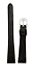 Ladies' Genuine Italian Leather Watchband Black 8mm Watch Band