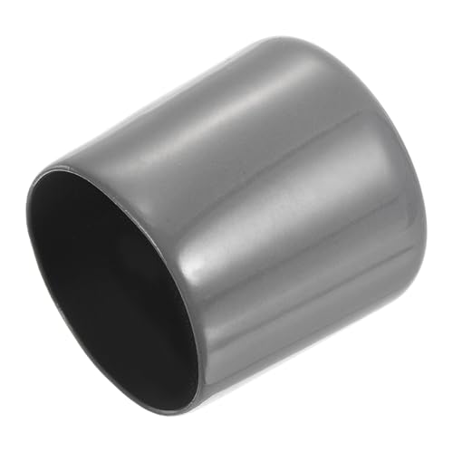 Image of uxcell 4pcs Rubber End Caps 44mm ID Vinyl Round End Cap Cover Screw Thread Protectors Dark Grey, 40mm Height