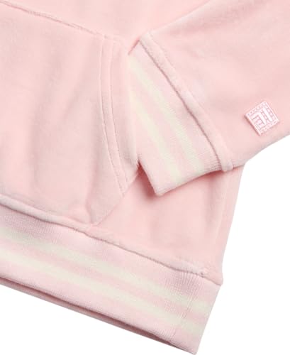 Fila Girls Sweatsuit Set - 2 Piece Soft Matching Velour Pullover Sweatshirt and Jogger Pants for Girls (Sizes: 5-6X)3