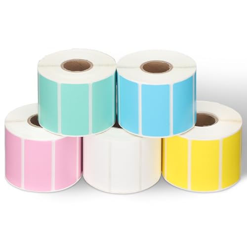 Rouleau étiquette thermique directe 2x1 pour imprimante de codes-barres multi-usage Ireer