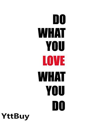 Do What You Love Motivational Inspirational Quote Laptop Sticker Decal Compatible With Macbook Retina, Macbook Pro, Macbook Air #TOP3