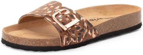 Tamaris Damen 1-27520-42, Mocasín Mujer, Cognac Leopard, 39 EU