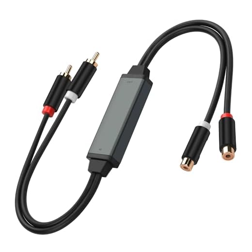 CERRXIAN Aislador de ruido RCA, Eliminador de zumbidos de audio RCA Aislador de ruido de bucle de tierra, para eliminar el ruido de zumbido del sistema de audio del automóvil/estéreo doméstico