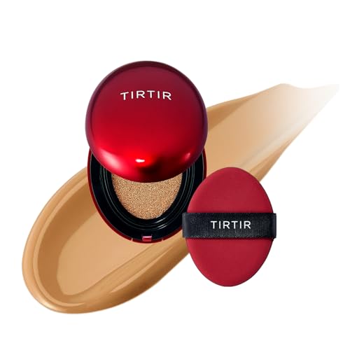 TIRTIR Base de maquillaje Mask Fit Red Cushion (color beige francés 31N, 0.15 onzas líquidas)