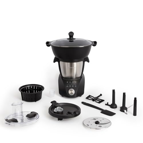 CREATE Chefbot Compact Connect Intelligente multifunctionele keukenmachine met stoommand, inhoud 3,5 l, geïntegreerde weegschaal, 24 automatische programma's, 10 snelheden + turbo-functie, 1200 W - Afbeelding 3