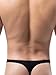 iKingsky Men's Big Pouch Thong Underwear Smooth Low Rise Bulge T-back Panties (Medium, 4 Pack)