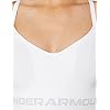 Under-Armour-Womens-Seamless-Low-Impact-Long-Bra Under Armour Women's Seamless Low Impact Long Sports Bra , White (100)/Halo Gray , X-Large