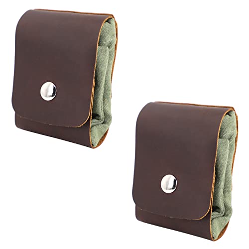 UFURMATE Bolsa de forraje de cuero, 2 unidades, bolsa de cuero plegable, bolsa de almacenamiento de verduras para jardín, camping al aire libre, bolsa de forraje para viajes, camping (verde) Cover
