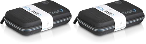 Étui de protection radio DAB+ noir (lot de 2) - Housse antichoc 21x13x4,5 cm