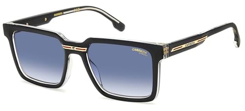 Carrera Men's Victory C 02/S Rectangular Sunglasses, Black Crystal, 54/145/19