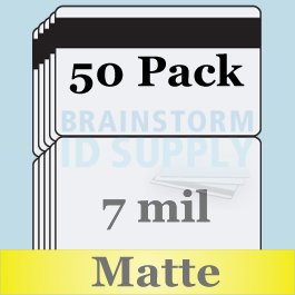 7 Mil Matte Butterfly Pouch Laminates with 1/2