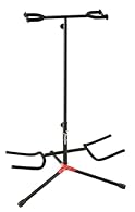 Fender's Adjustable Cradle Guitar Stand conveniently showcases your acoustic, electric or bass guitar. The height-adjustable neck yoke comfortably accepts various instrument sizes while the lower support swivels to accommodate standard and offset bod...