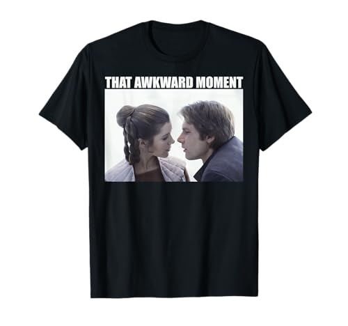 T-shirt Star Wars Han Solo & Leia en coton pour fan de culture pop