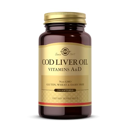 Solgar, Cod Liver Oil, Vitamin A & D, 250 Softgels