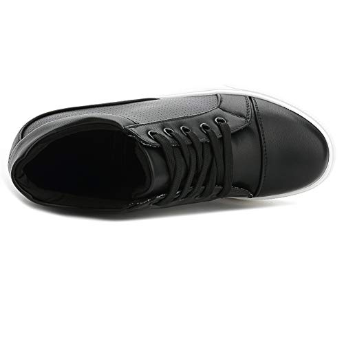 Image of ACE SHOCK Women Wedges Sneakers with Hidden Heel Ankle High Platform Walking Shoes Fashion Bride Wedding Shoes