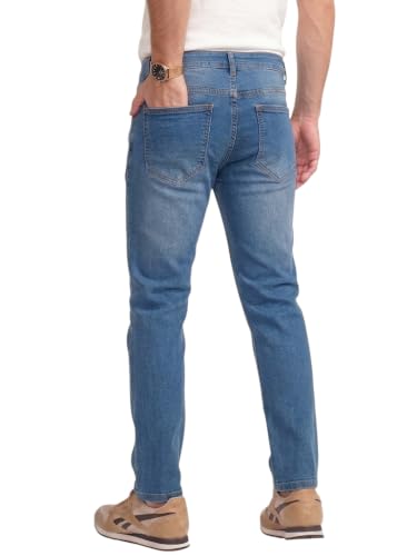 Image of Amazon Brand - INKAST Men Mid Rise Straight Fit Jeans | Denim Wear | Casual Pants | Straight Fit