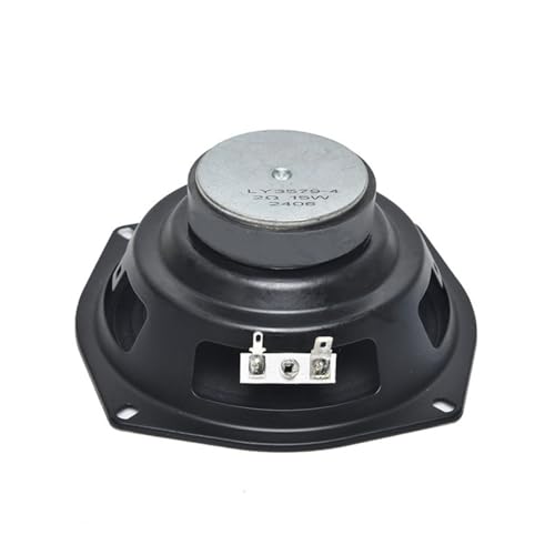VIVIWI Altavoces de rango completo de 5.25 pulgadas, 2 ohmios, 15 W, bordes de tela, alta fidelidad, sonido, música, altavoces de cine en casa