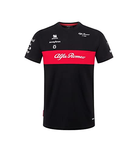 T-Shirt Alfa Romeo F1 Enfant Noir Cadeau Idéal 7/8 Ans