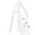 Aqua Select Everest Swimming Pool Step and Outside Flip Up Ladder System - White Steps