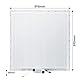 M Ledme - Set mit 2 LED-Paneelen, 60 x 60 cm, 42 W, Neutralweiß, 4500 K, 4200 Lumen, Treiber inklusive, Einbauleuchte, ideal für Büros. Einfach zu montieren. LM5315