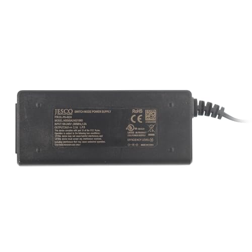 Image of Jesco Lighting DL-PS-48 /24 Accessory - 24V DC Desktop Power Supply LED Driver -48 Watt, Black Finish