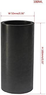 OTOOLWORLD Smelting Lab Graphite Crucible Lab Supply (50MM(1.97") X 100MM(3.94"))
