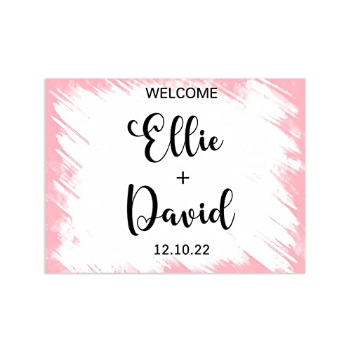 Panneau de bienvenue personnalisé mariage pour sceller vos plus beaux souvenirs