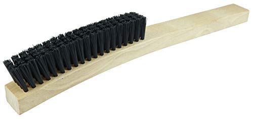 Image of Weiler 44077 Plater's Brush, Nylon Fill, 4 x 19 Rows, Made in the USA (Pack of 12)
