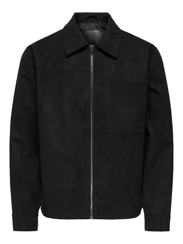 Veste en daim synthétique Homme Onsrick sans entretien vestimentaire rigide