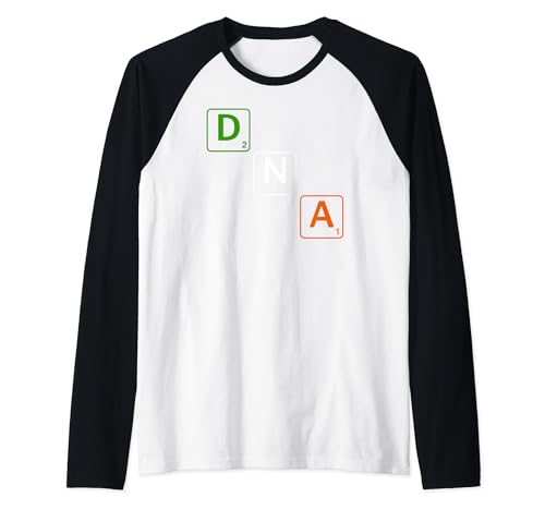 It's In My DNA shirt Irish Scrabble Day Juego de mesa Camiseta Manga Raglan