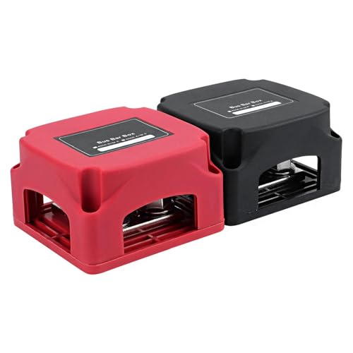 Bloc de distribution électrique 400A 48V avec bornier M8 en nylon renforcé perfk - 4