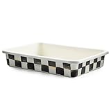 MACKENZIE-CHILDS Enamel Baking Pan for Oven, Rectangular...