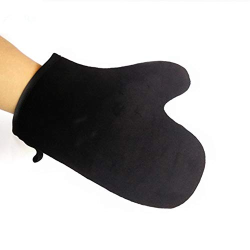 Self Tanning Mitt, Applicator Gloves for Sunless Tanner, Tanner Glove for Flawless and Streak (Black)