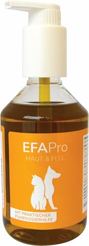 EfaPro Hautbalance 300 ml für Hunde & Katzen: Trägt zu Einer gesunden Haut- und Fellstruktur bei und unterstützt die natürliche Hautfunktion, Mit Omega-3/6 und Vitaminen, Einfach zu dosieren