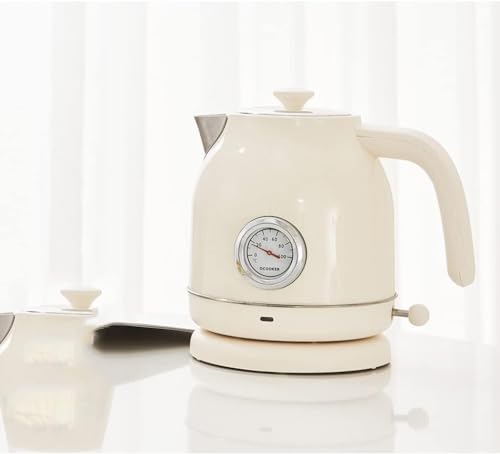 Tetera eléctrica retro con control de temperatura 1.7L miniatura 2