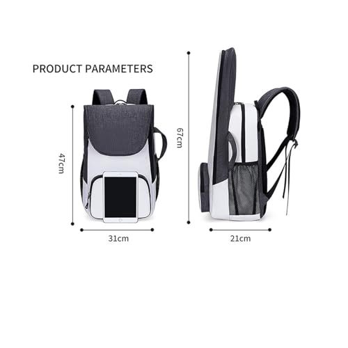 Bolsa de tenis de hombro multiusos con amplio espacio para deporte y portátil 6