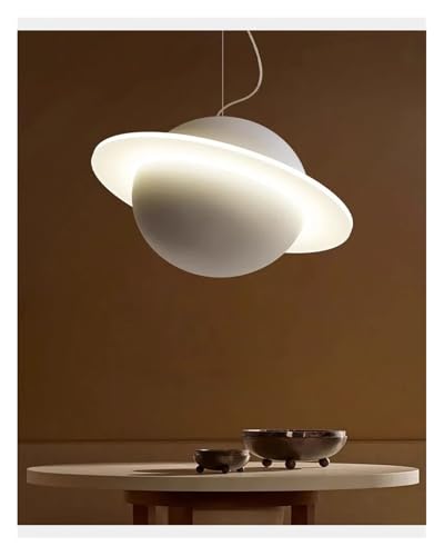 Suspension moderne design planète | Lustre minimaliste pour un salon cosy