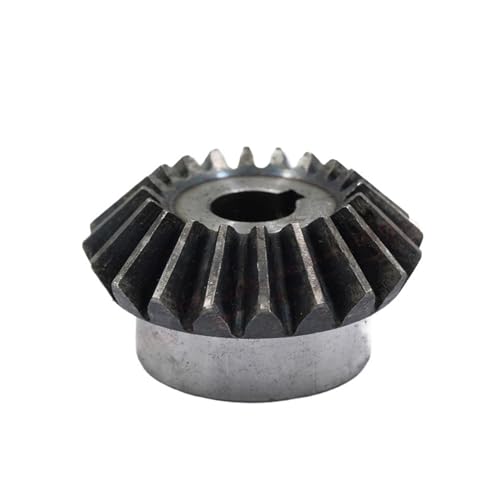 Bevel Gear Pinion Hardware Mechanical 1pcs 1:1 Bevel Gear 3.5M 20 Teeth 3.5 Module Mod 20T 90 Degrees Meshing Angle Steel Gears Keyway Bore 14 15 16 17 18 20 22-30mm(16mm (Keyway 5mm))