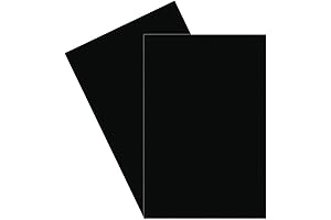 2 Pcs Black Plastic Sheet 8" x 12" x 1/8" Color Plastic...